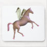 Pink Rearing Pegasus Mousepad