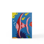 Pink & Red Tropical Fish cards