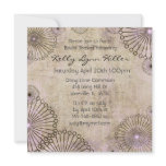 Pink Retro Flower Invitation