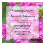 Pink Rhododendron Flowers 90th Birthday Party Custom Invitations