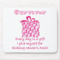 pink ribbon 3 mousepads