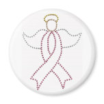 Pink Ribbon Angel magnets