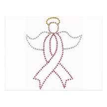 Pink Ribbon Angel Post Cards