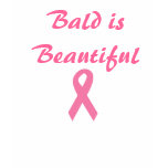 Pink Ribbon Bald is Beautiful Breast Cancer TShirt