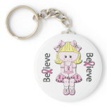 Pink Ribbon Bonnie Keychain