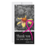 Pink Ribbon Breast Cancer Support Photo Card photo cards