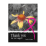 Pink Ribbon Breast Cancer Thank You Postcard