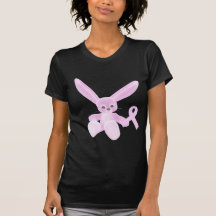Pink Ribbon Bunny Tshirts