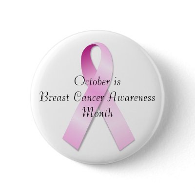 Pink Ribbon Button by JessicaInSeattle
