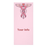 Pink Ribbon Caduceus rack cards