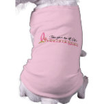 Pink Ribbon Dog Shirt pet clothing
