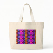 Pink Ribbon Fractal Bag