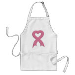 Pink-Ribbon-Heart-3D Apron