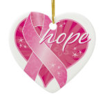 Pink Ribbon Hope Ornament