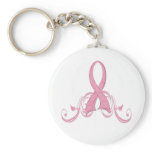Pink Ribbon Keychain