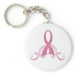 Pink Ribbon Keychain