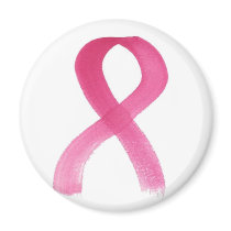 Pink Ribbon Refrigerator Magnet