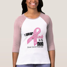 Pink Ribbon Mum Breast Cancer T Shirts