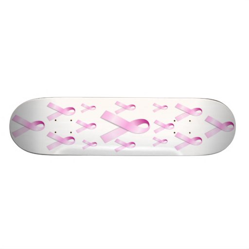 Pink Ribbon Skateboard