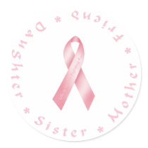 Pink Ribbon Sticker