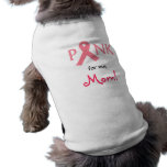 Pink ribbon Support pet clothing