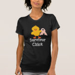 Pink Ribbon Survivor Chick Layered Tee