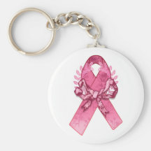 Pink Ribbon Survivor Keychains