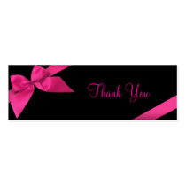 Pink Ribbon Thank You Card
