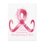 Pink Ribbon Thank You postcards