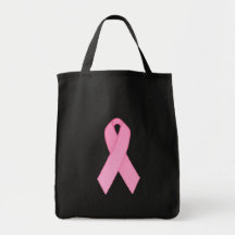 Pink Ribbon Tote Bag