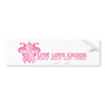 Pink Ribbons Every Day bumper stickers