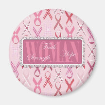 Pink Ribbons Magnet