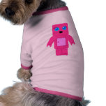 Pink Robot pet clothing