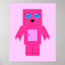 Pink Robot Print