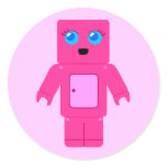 Pink Robot stickers