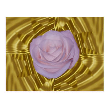 Pink rose and sacred geometry post cards