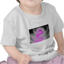 Pink Rose Art T-shirts