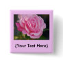 Pink Rose Button