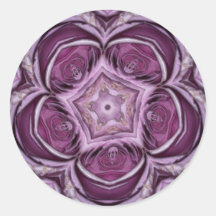 Pink Rose Contours Jan 2013 Sticker