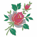 Pink Rose embroidered shirts