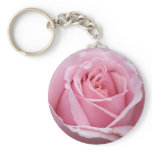 Pink Rose Keychain
