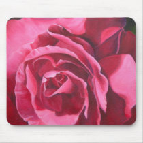Pink Rose Mousemat Mousepads