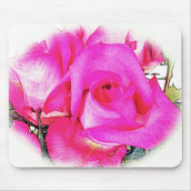 Pink Rose Mousepad