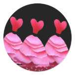 Pink Rose Petal Bridesmaid Dresses - Heart Bodices stickers