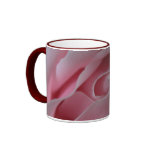 Pink Rose Swirl Coffee Mugs