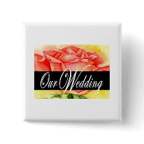 Pink Rose Wedding Painting Art - Multi