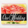 Pink Rose Wedding Painting Art - Multi Mouse Mats