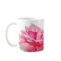 Pink Rose With Love Coffee Mug