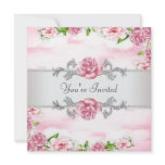 Pink Roses All Occasion Party Invitations