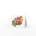 Pink Roses Customizable Notecard